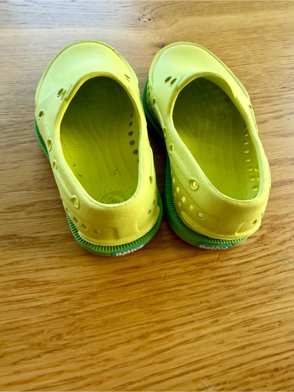 Native Shoes Kids Baby's Lime Green Water Slip-On Loafers!